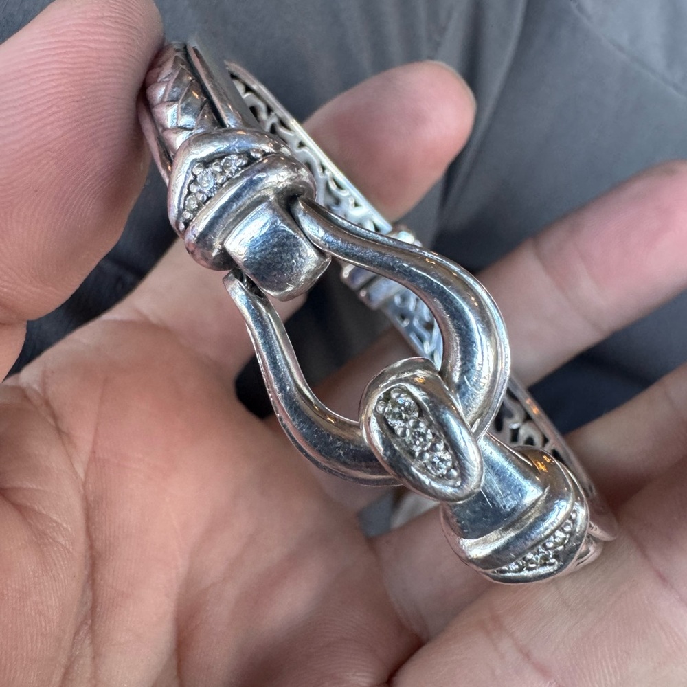 Scott Kay Silver Chain Link Bracelet - Picture 4 of 10